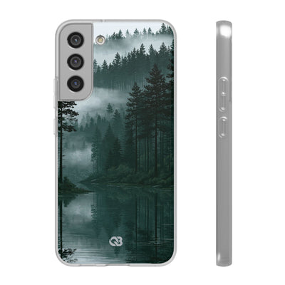 Green Lite Phone Case for Samsung - Misty Evergreen Mirror
