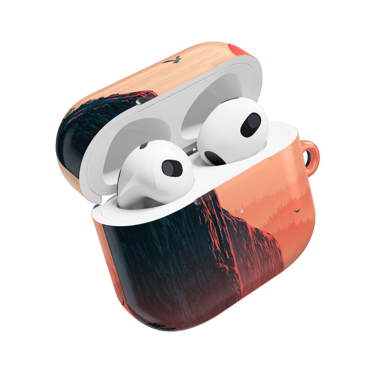 Canyon Dusk · Hard Case for AirPods & AirPods Pro · Orange