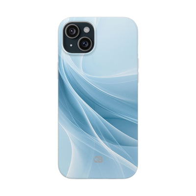 Blue Lite Phone Case for iPhone - Arctic Silk Drift