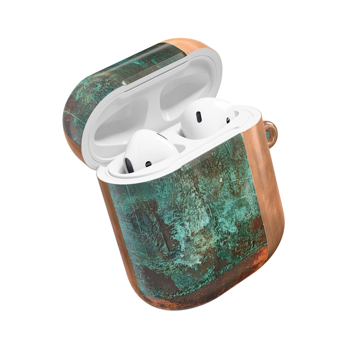 Oxidized Copper Patina · Hard Case for AirPods & AirPods Pro · Green