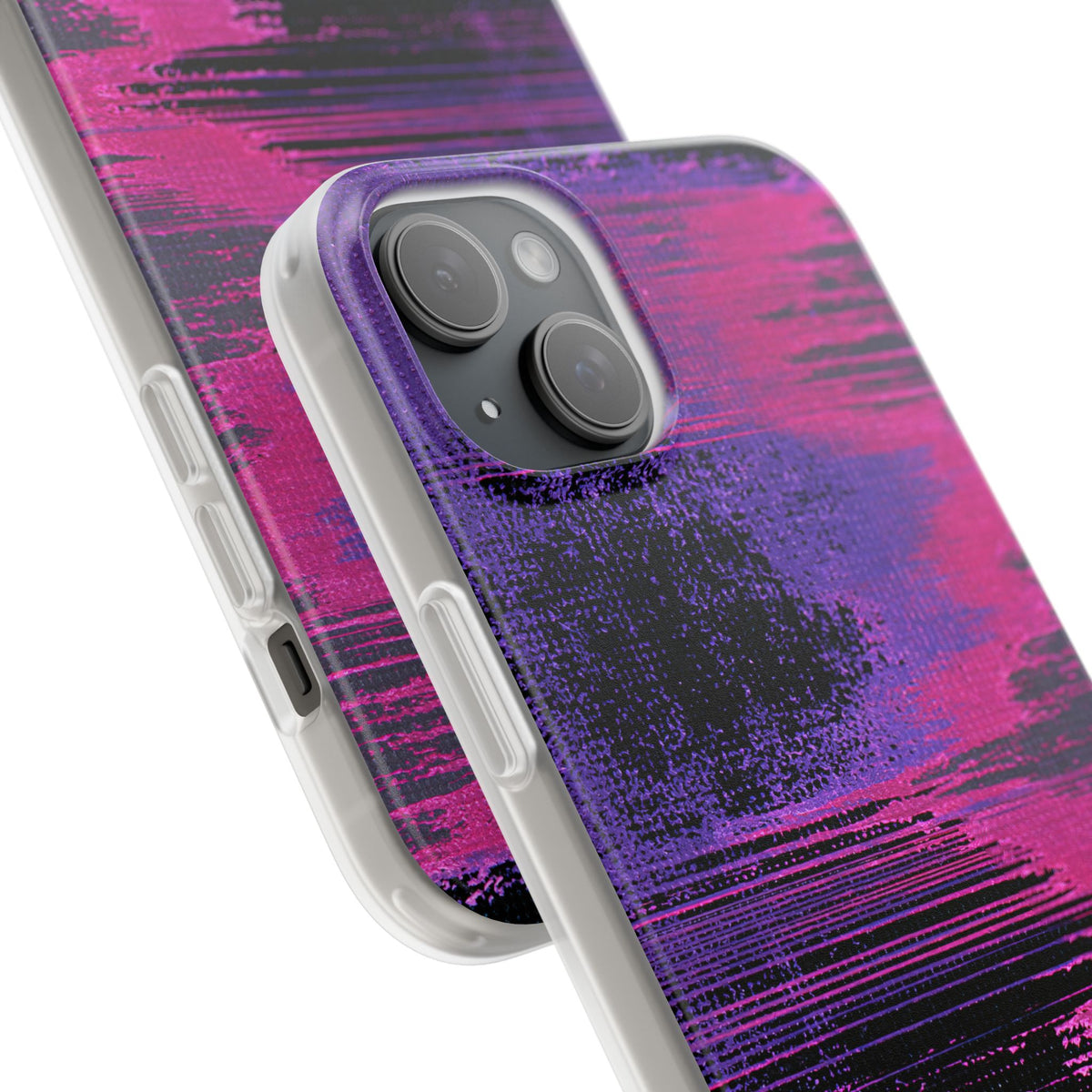 Neon Signal Shift · Lite Phone Case for iPhone ·  Purple