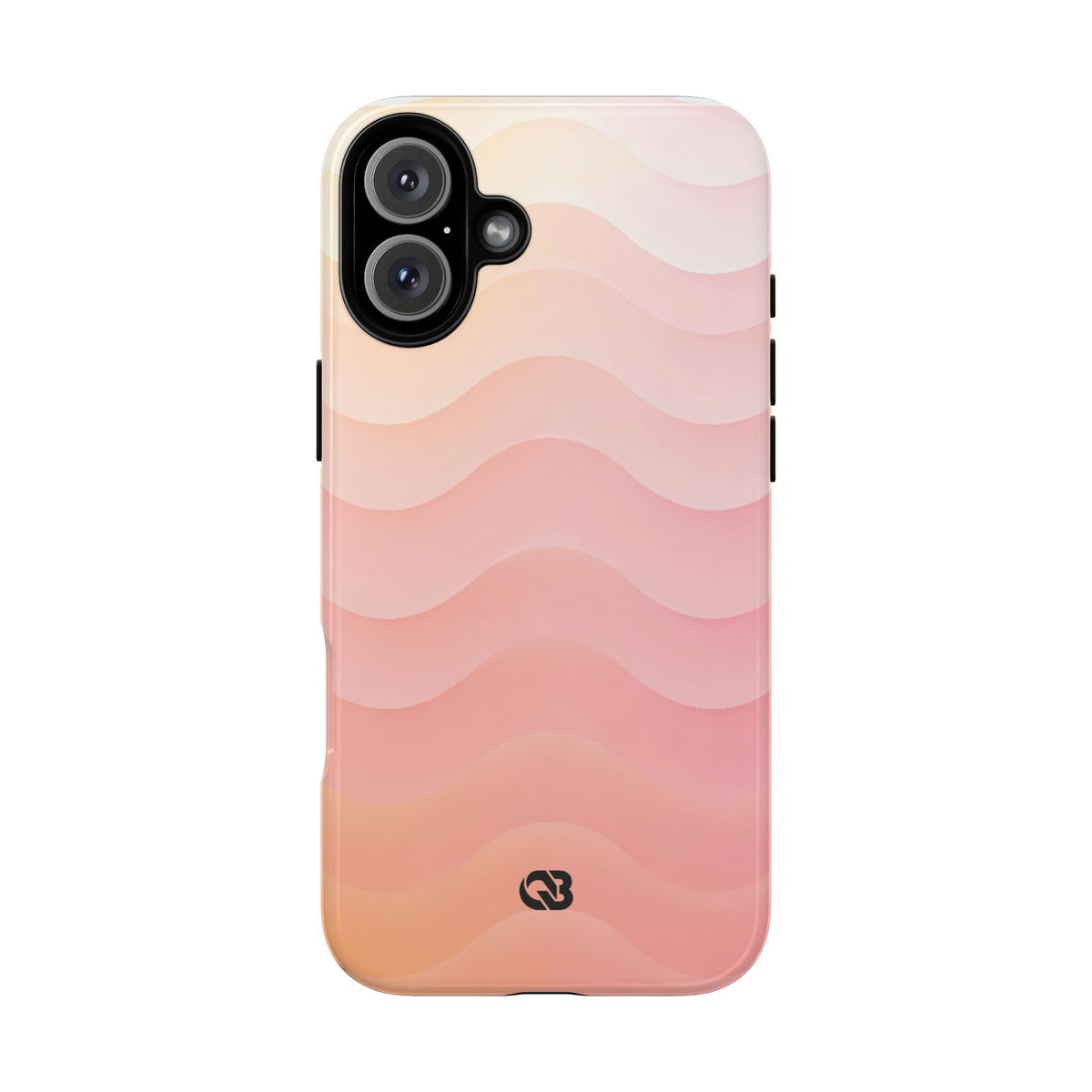 Blush Horizon Waves · Tough Phone Case for iPhone · Pink