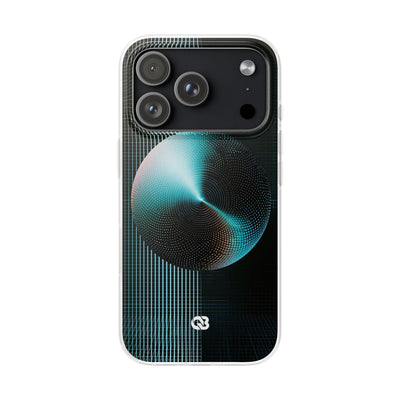 Blue Lite Phone Case for iPhone - Cyan Vector Sphere