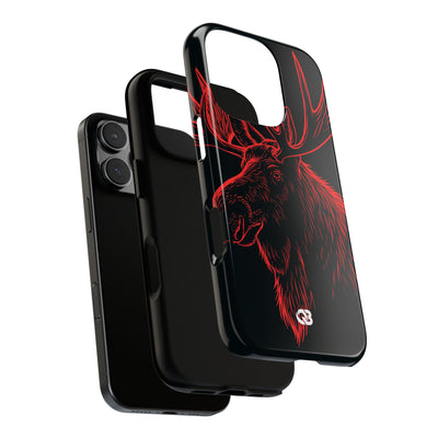 Nordic Elk · Tough Phone Case for iPhone · Black