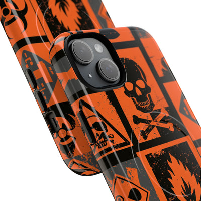 Urban Hazard · Tough 2.0 Magnetic Phone Case for iPhone · Orange