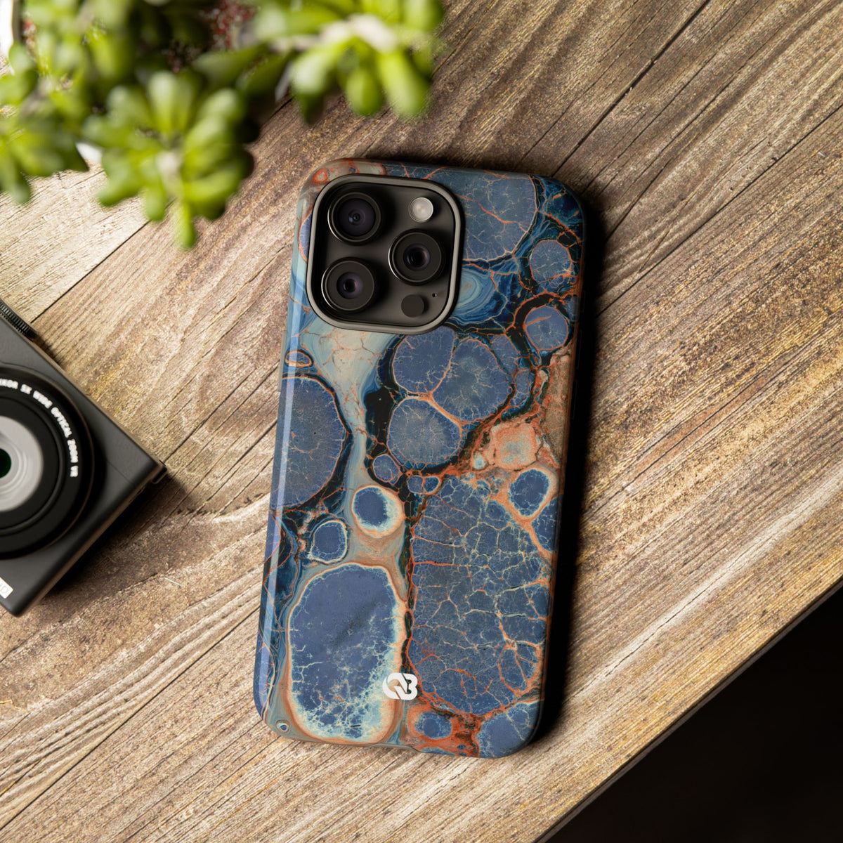 Astral Orb Resonance · Tough Phone Case for iPhone · Blue