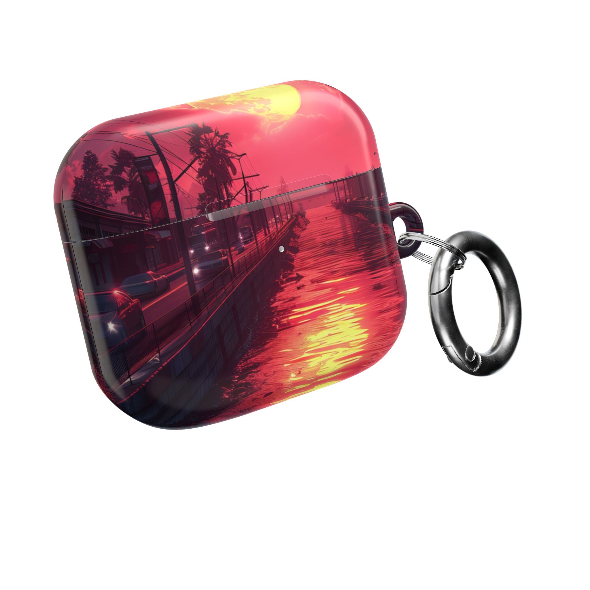 Yellow Moon Reflection - AirPods Case