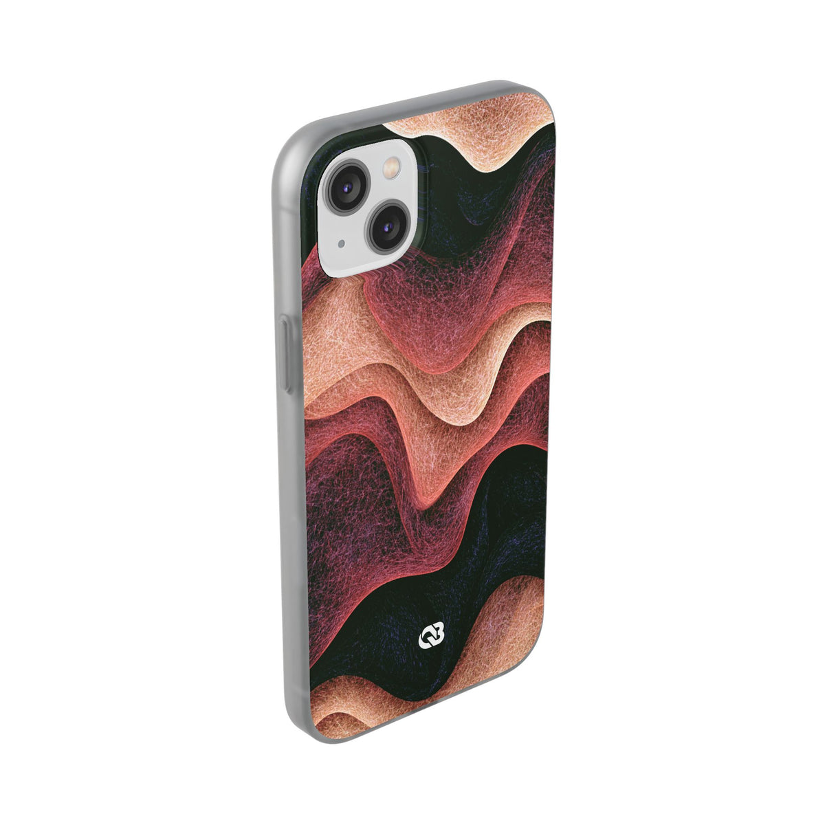 Rose Contour Waves · Lite Phone Case for iPhone ·  Pink