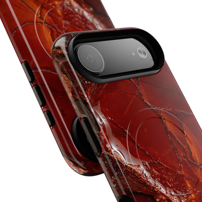 Amber Embrace · Tough 2.0 Magnetic Phone Case for iPhone · Brown