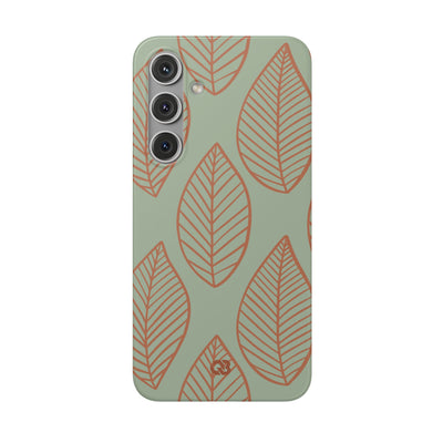 Sage Earth Leaves · Soft Phone Case for Samsung