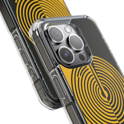 Yellow Impact MagSafe Phone Case for iPhone - Voltage Sector Pulse