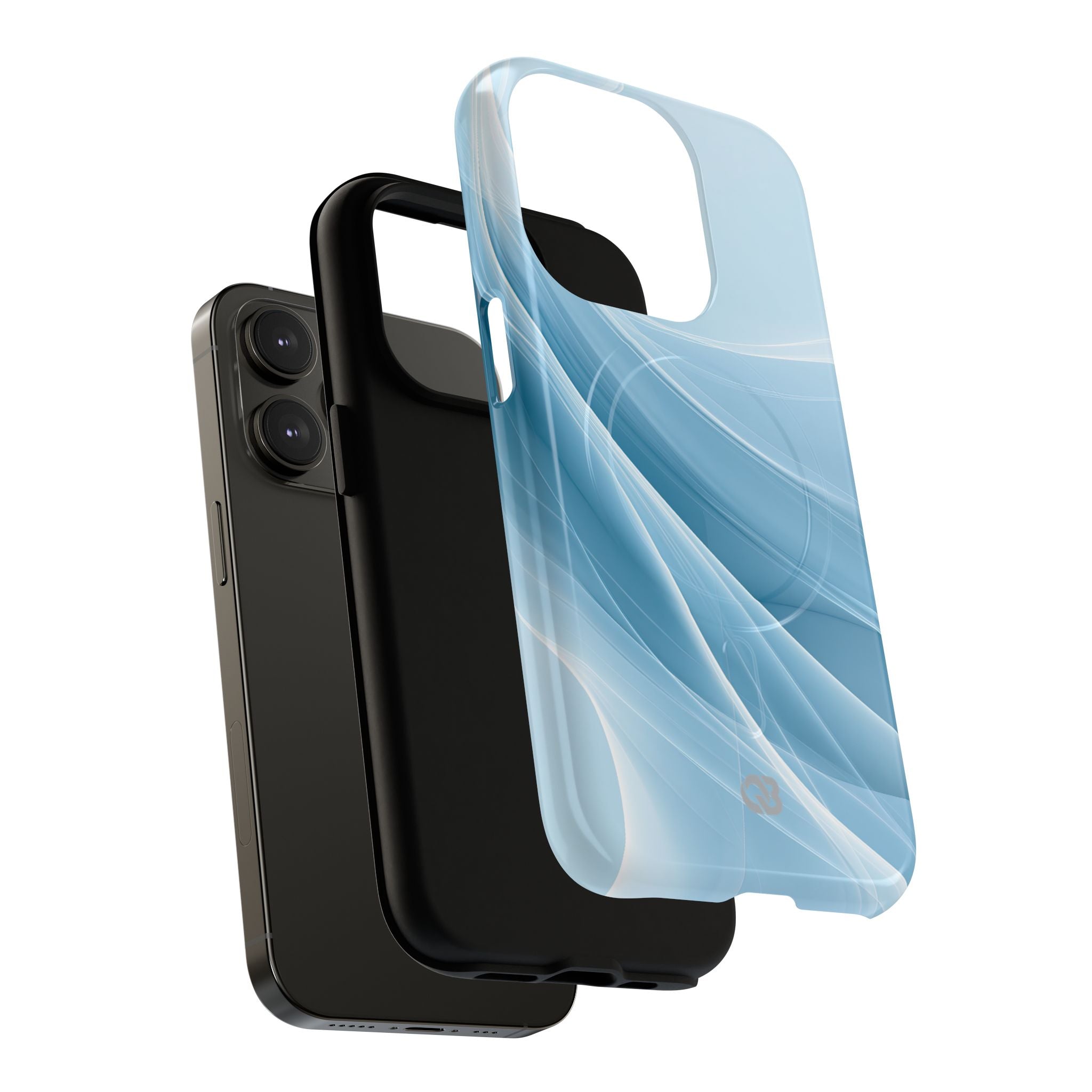 Blue Tough 2.0 Magsafe Phone Case for iPhone - Arctic Silk Drift