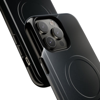 Black Tough 2.0 Magsafe Phone Case for iPhone - Obsidian Lunar Arch
