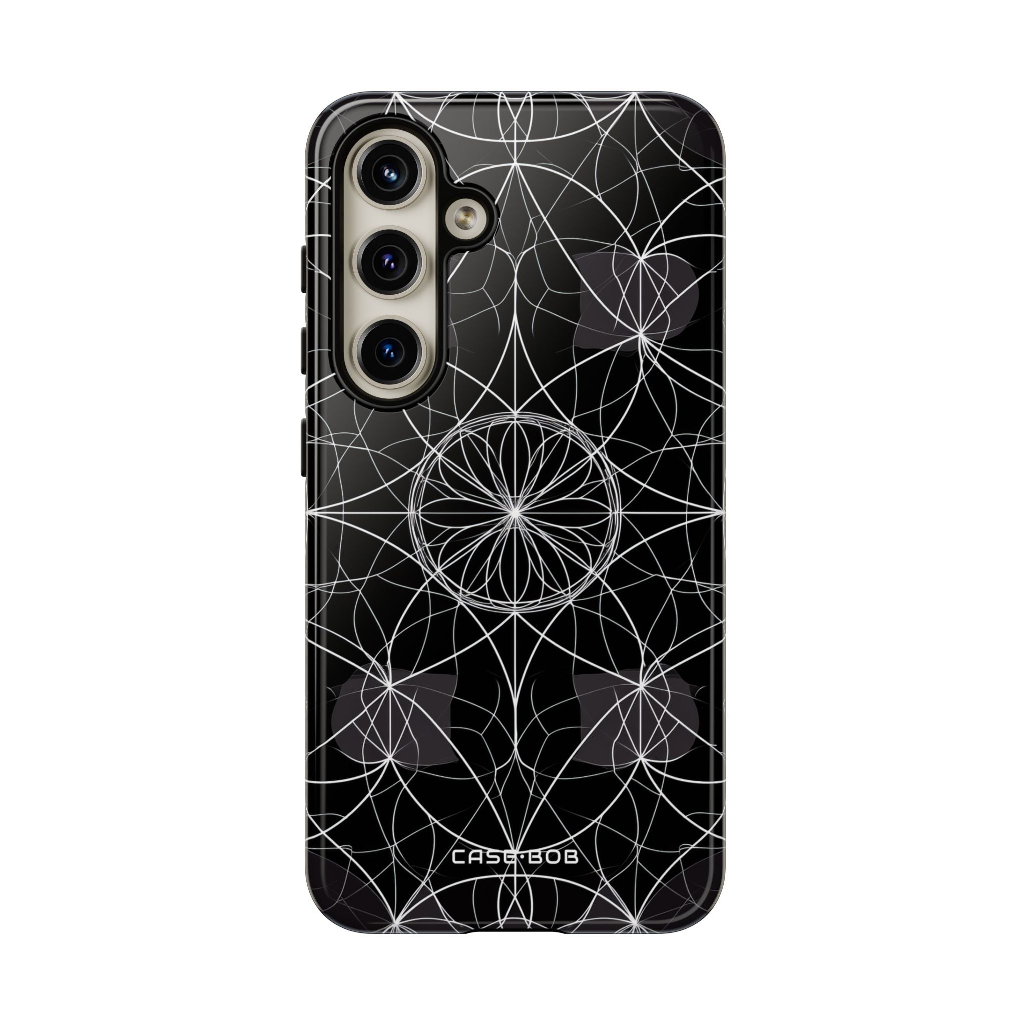 Radiant Petal Orbit Samsung S24 Case - Tough