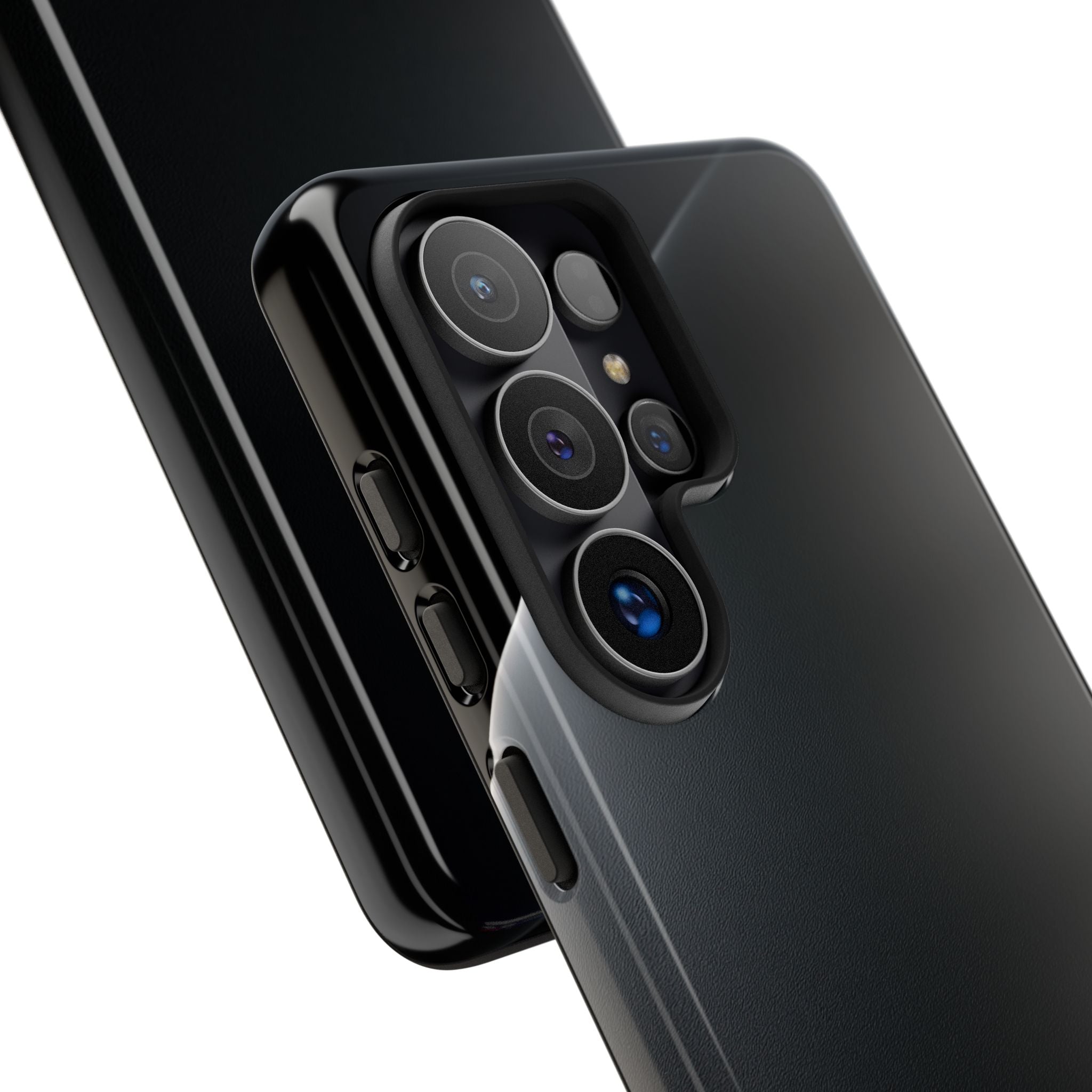 Black Tough Phone Case for Samsung - Obsidian Lunar Arch