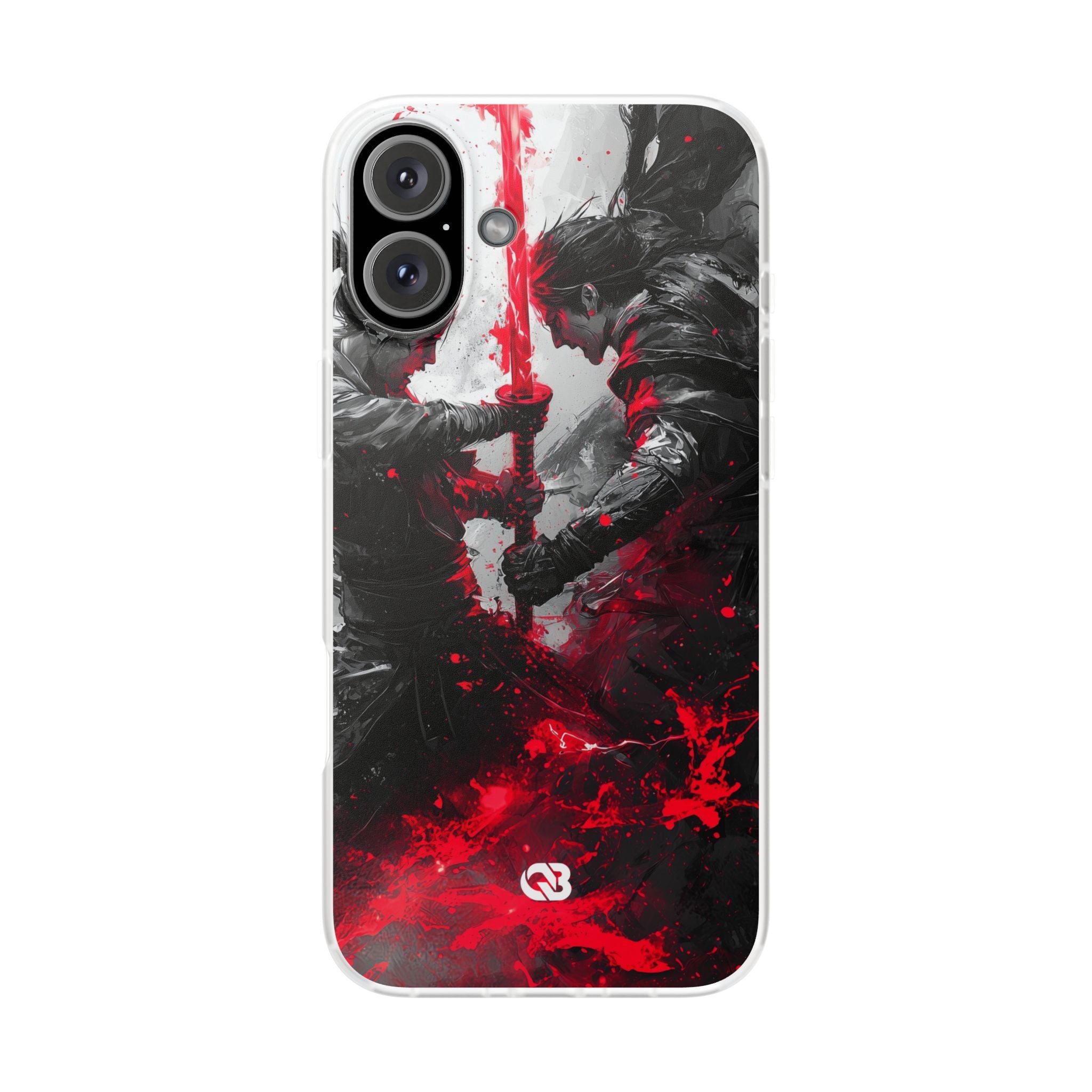 Shattered Crimson Duel · Soft Capa para iPhone