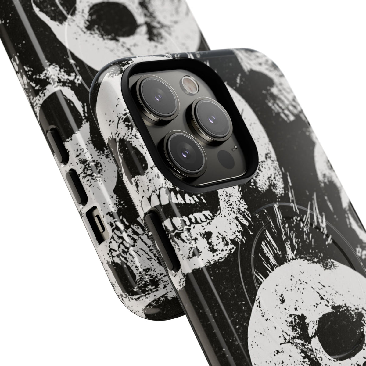 Punk Skull Riot · Tough 2.0 Magnetic Phone Case for iPhone · Black