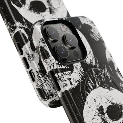 Punk Skull Riot · Tough 2.0 Magnetic Phone Case for iPhone · Black