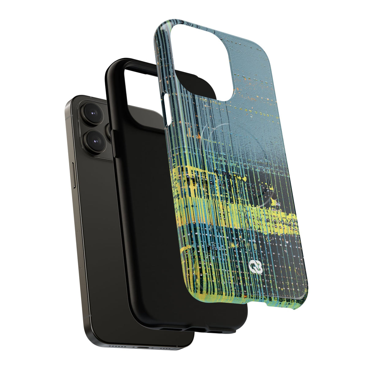 Acid Raster Circuit · Tough 2.0 Magnetic Phone Case for iPhone · Teal
