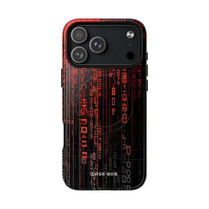 Crimson Glyphs iPhone 17 Pro Max Case - Tough+ - CASE•BOB