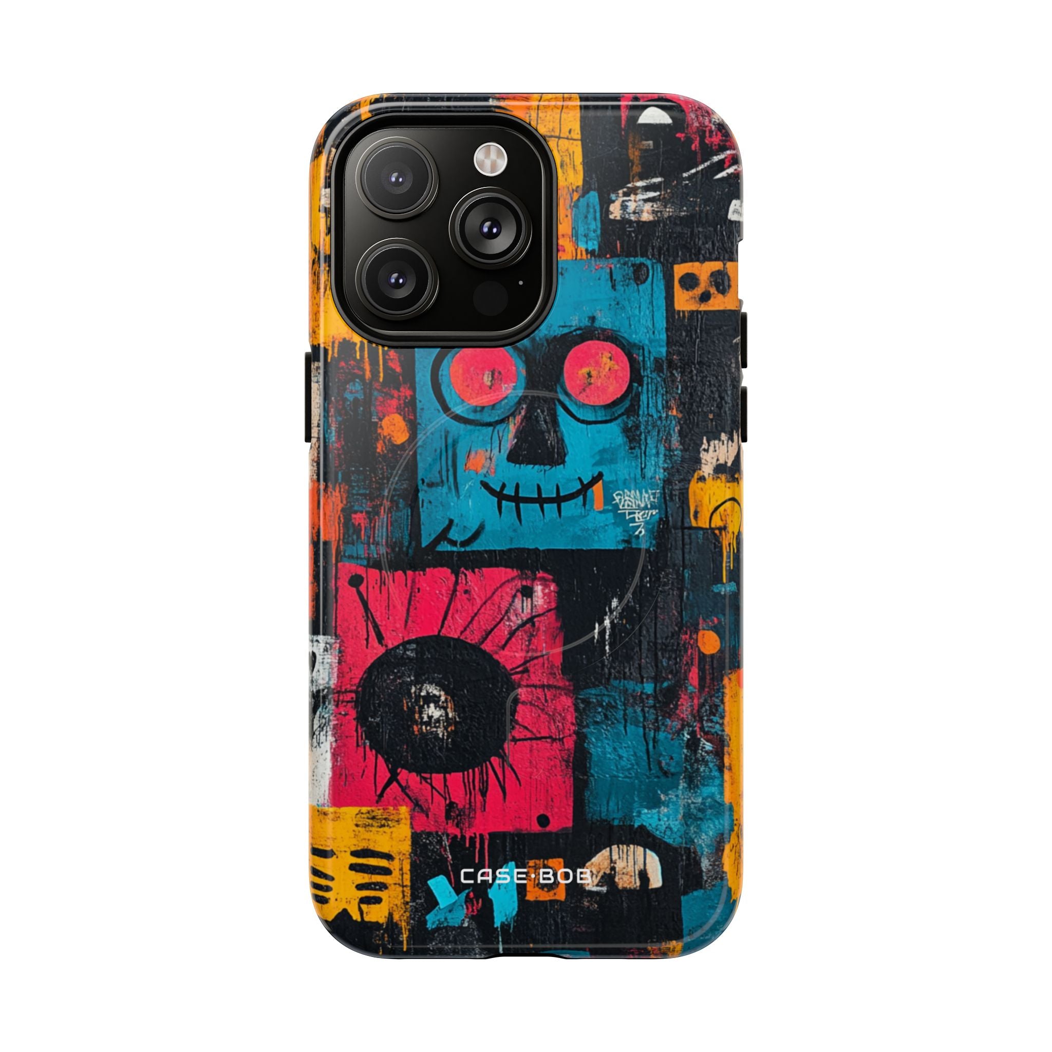 Sininen ommel hymy iPhone 14 Pro Max - Tough+ suojakotelo