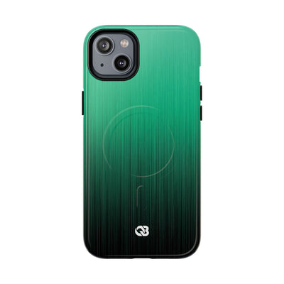 Emerald Cascade · Tough 2.0 Magnetic Phone Case for iPhone · Green
