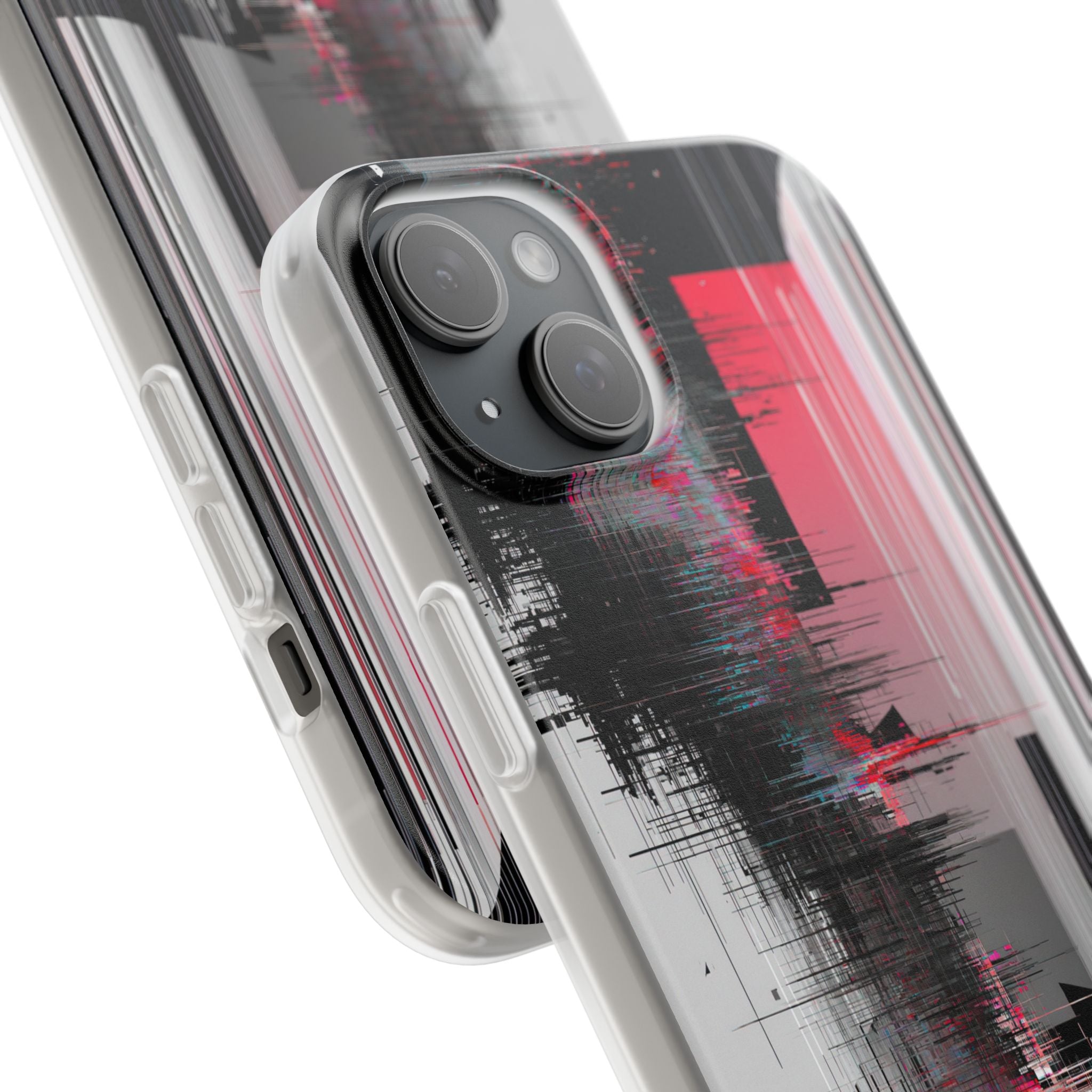 Black Lite Phone Case for iPhone - Crimson Data Leak
