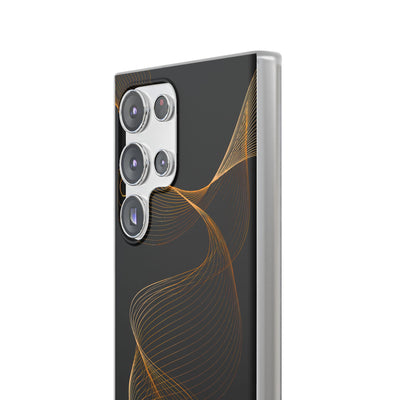 Gold Lite Phone Case for Samsung - Burnished Bronze Helix