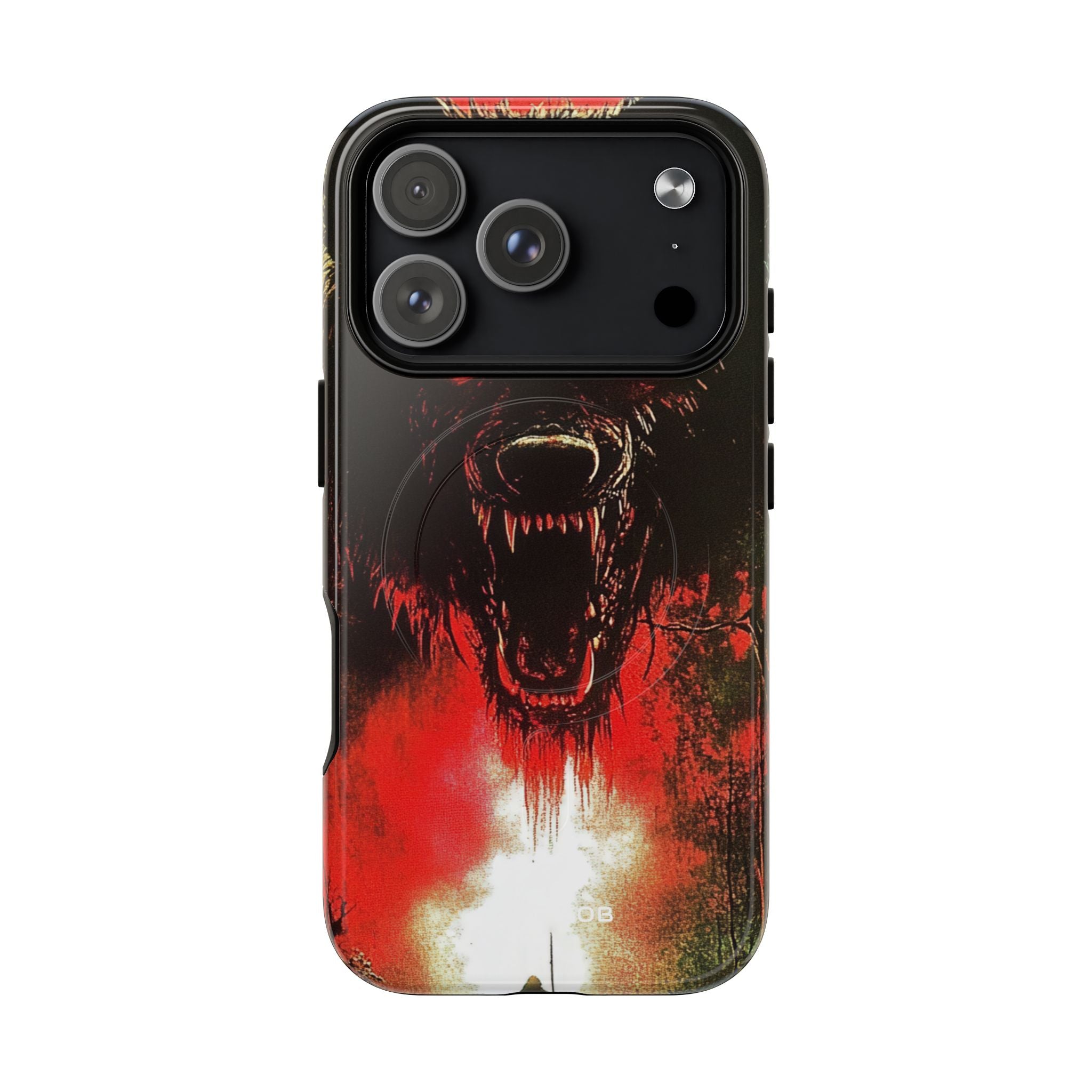 Crimson Wolf iPhone 17 Pro Case - Tough+ - CASE•BOB