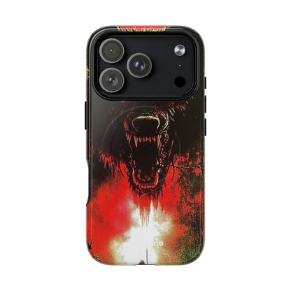 Crimson Wolf iPhone 17 Pro Case - Tough+ - CASE•BOB