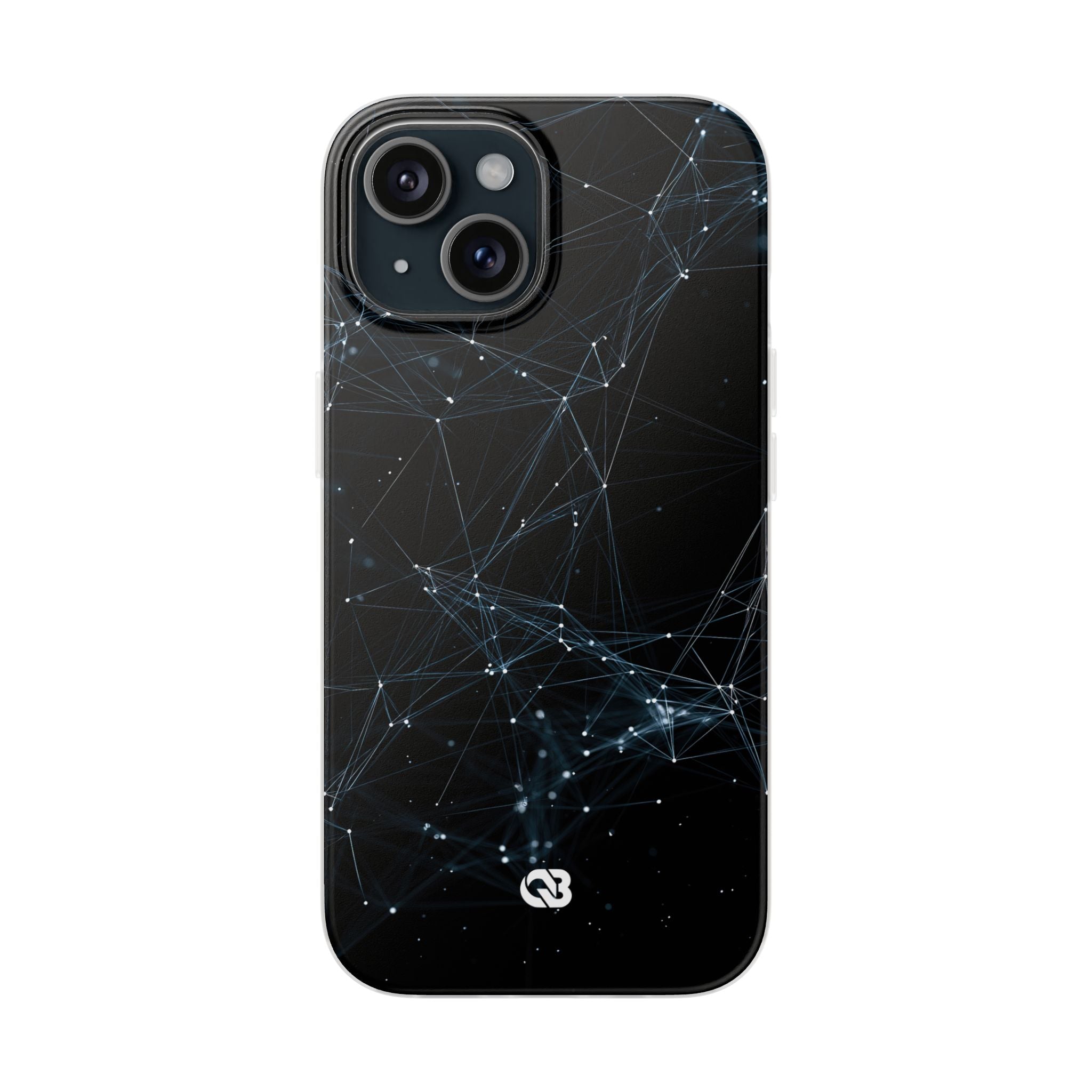Black Lite Phone Case for iPhone - Arctic Neural Mesh