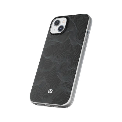 Obsidian Contour Elevation · Lite Phone Case for iPhone ·  Black