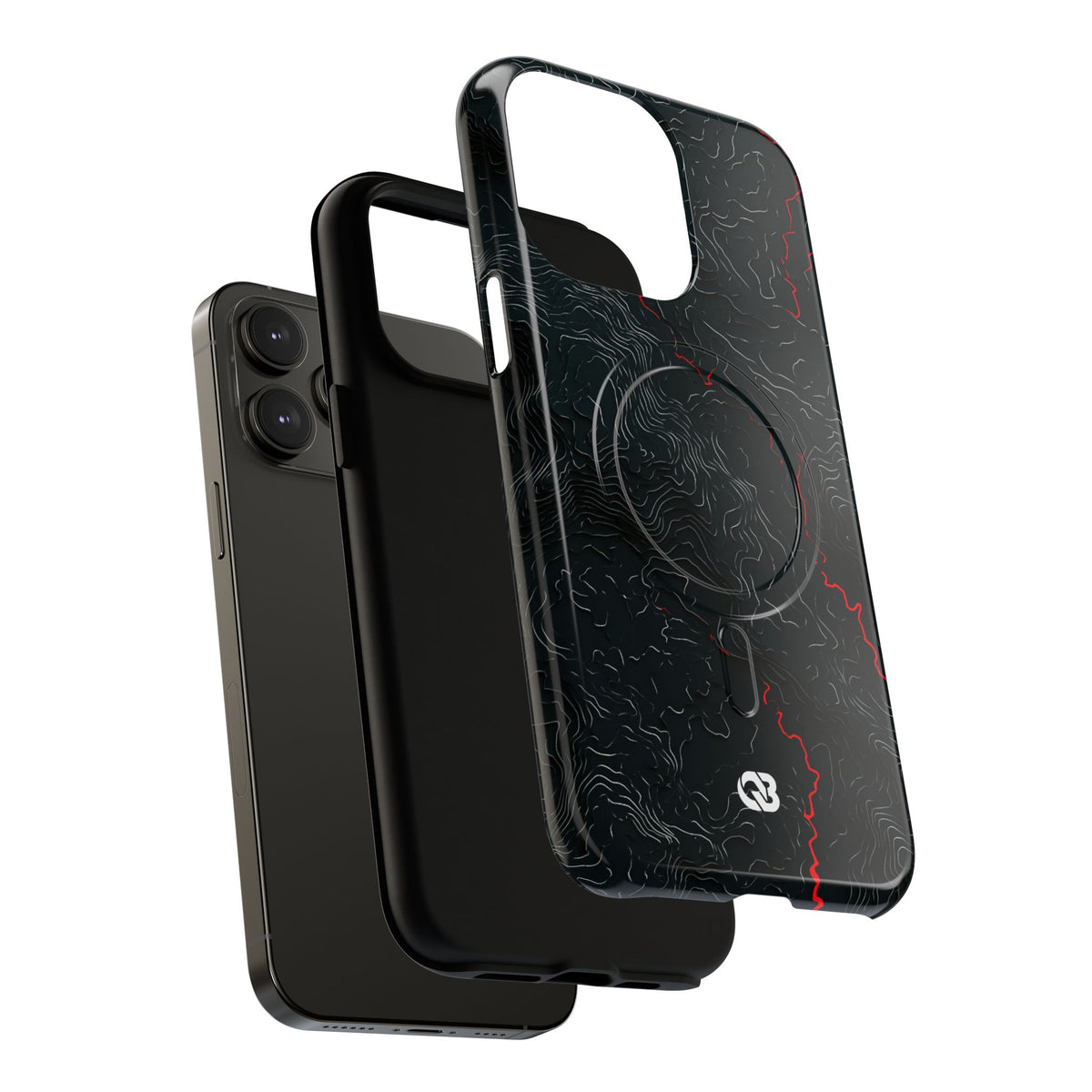Crimson Rift · Tough 2.0 Magnetic Phone Case for iPhone · Black