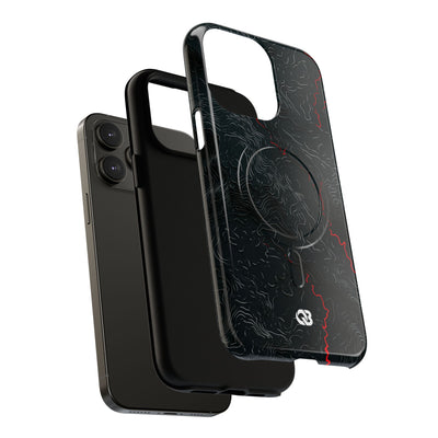 Crimson Rift · Tough 2.0 Magnetic Phone Case for iPhone · Black