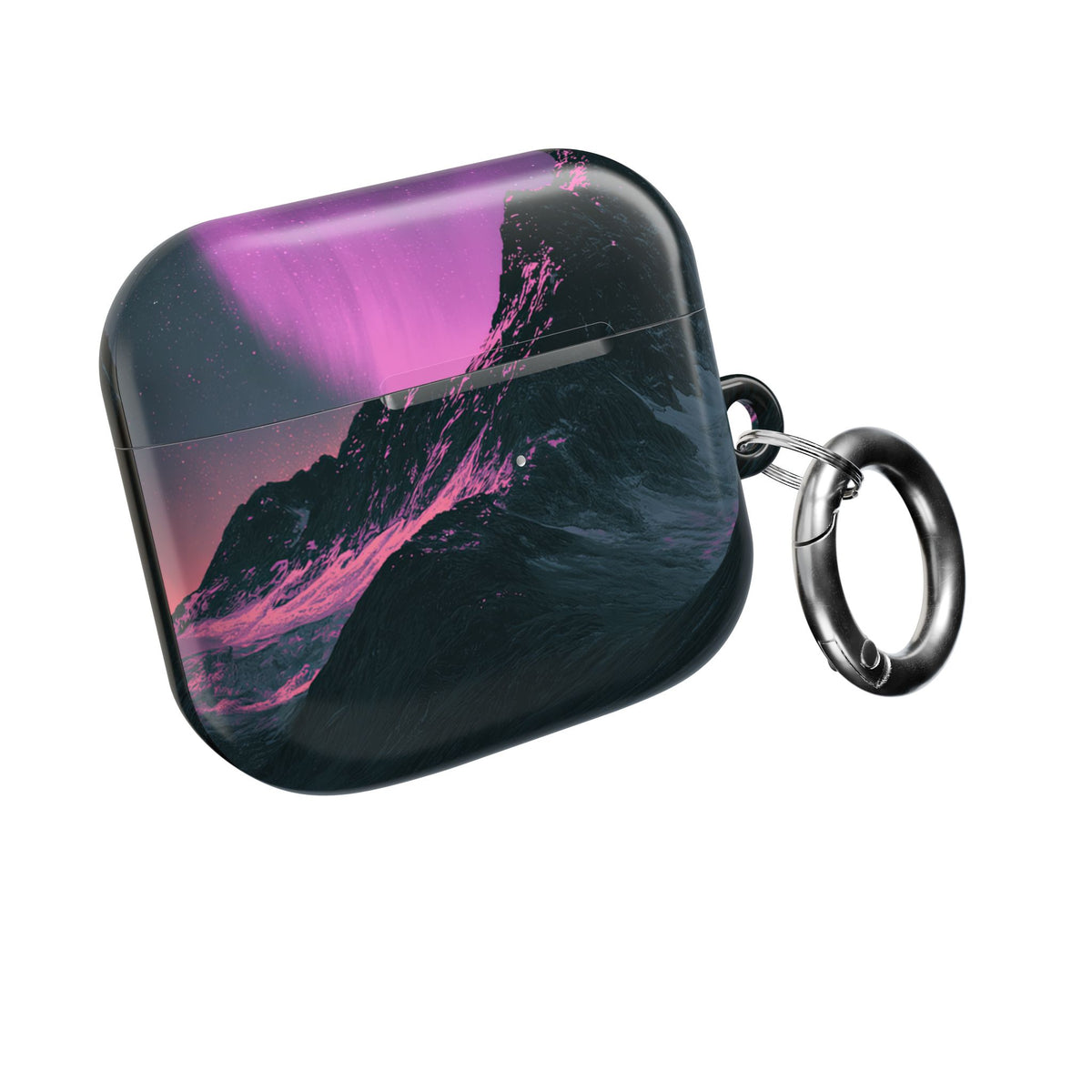 Arctic Aurora Summit · Hard Case for AirPods & AirPods Pro · Black