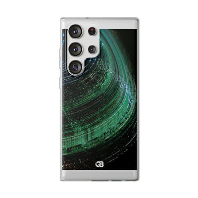 Orbital Data Stream · Lite Phone Case for Samsung · Green