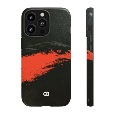 Crimson Raptor Noir · Tough Phone Case for iPhone · Black