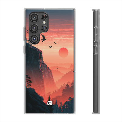 Orange Lite Phone Case for Samsung - Crimson Ridge Flight