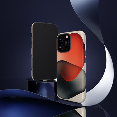 Translucent Crimson Form · Tough Phone Case for iPhone · Red