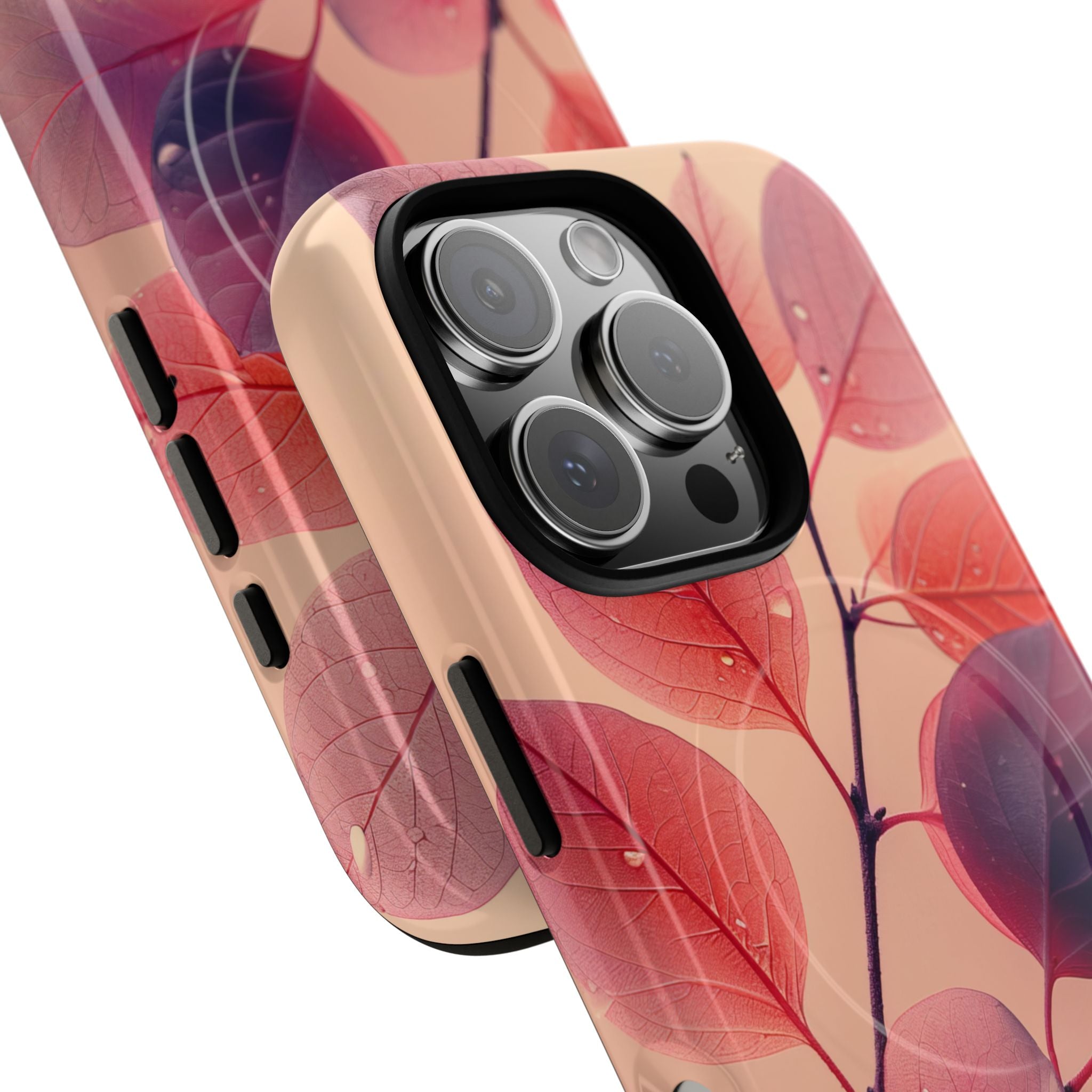 Dewy Magenta Foliage · Tough+ Phone Case for iPhone · Magsafe