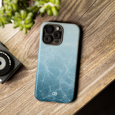 Teal Tough Phone Case for iPhone - Arctic Digital Nexus
