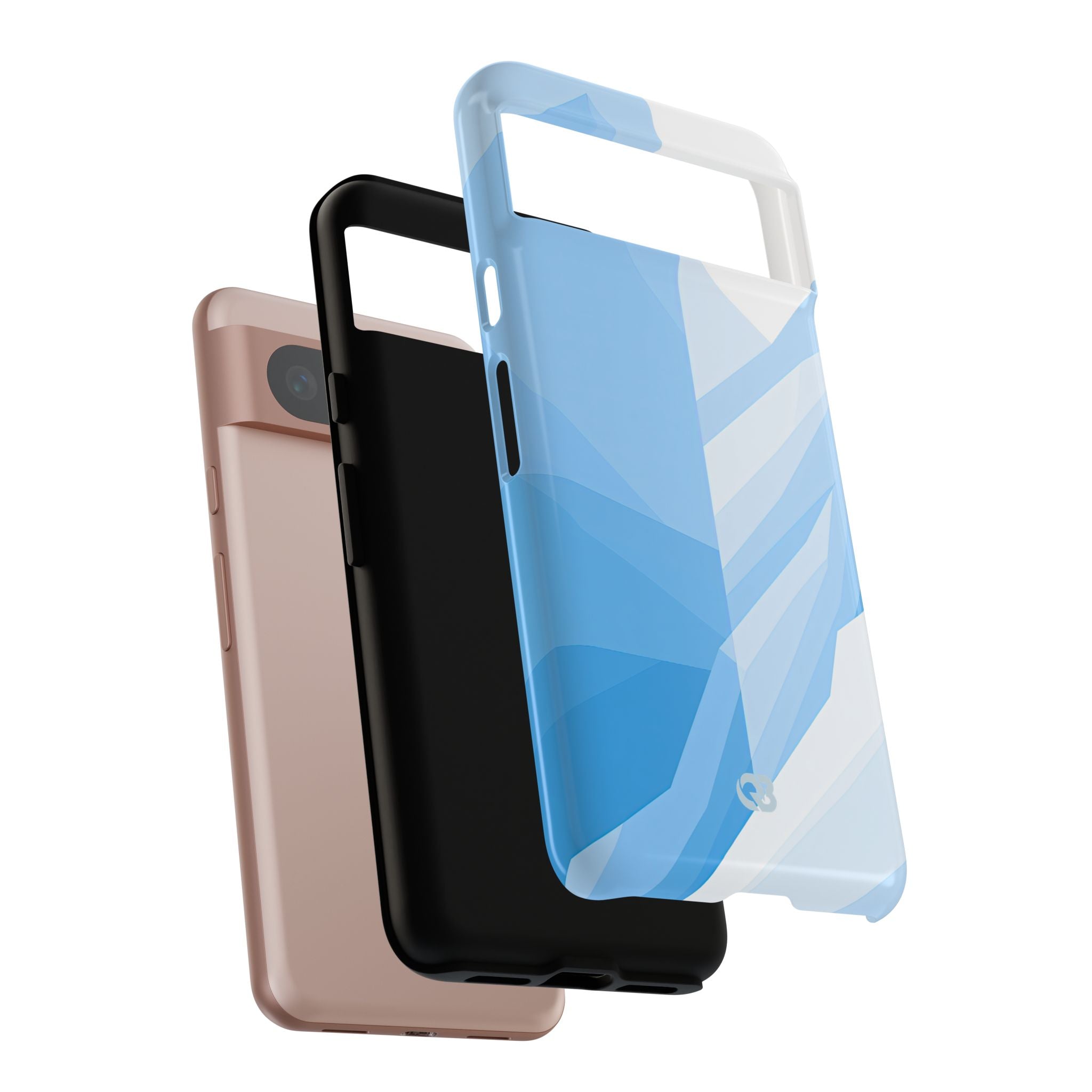 Blue Tough Phone Case for Google Pixel - Arctic Glacial Ridge
