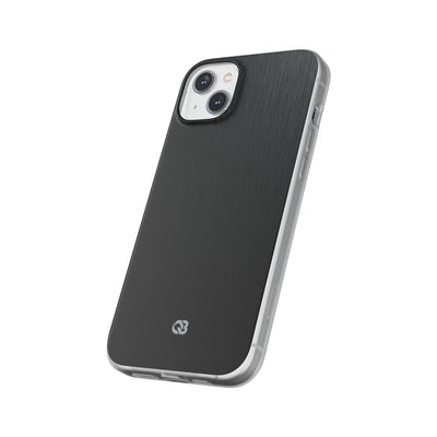 Obsidian Brushed Steel · Lite Phone Case for iPhone ·  Black