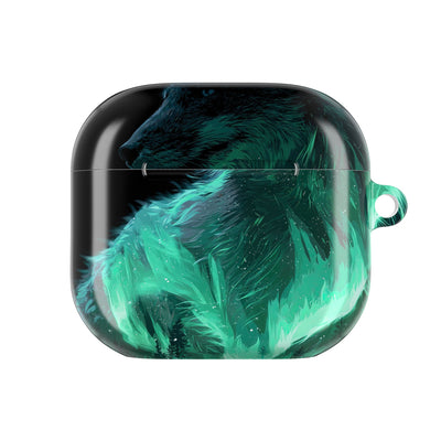 Nordic Aurora Fox · Hard Case for AirPods & AirPods Pro · Teal