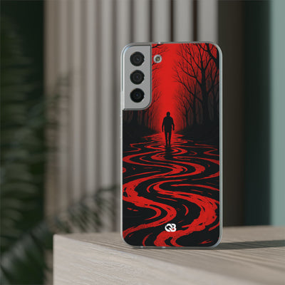 Crimson Shadow Path · Soft Handyhülle für Samsung