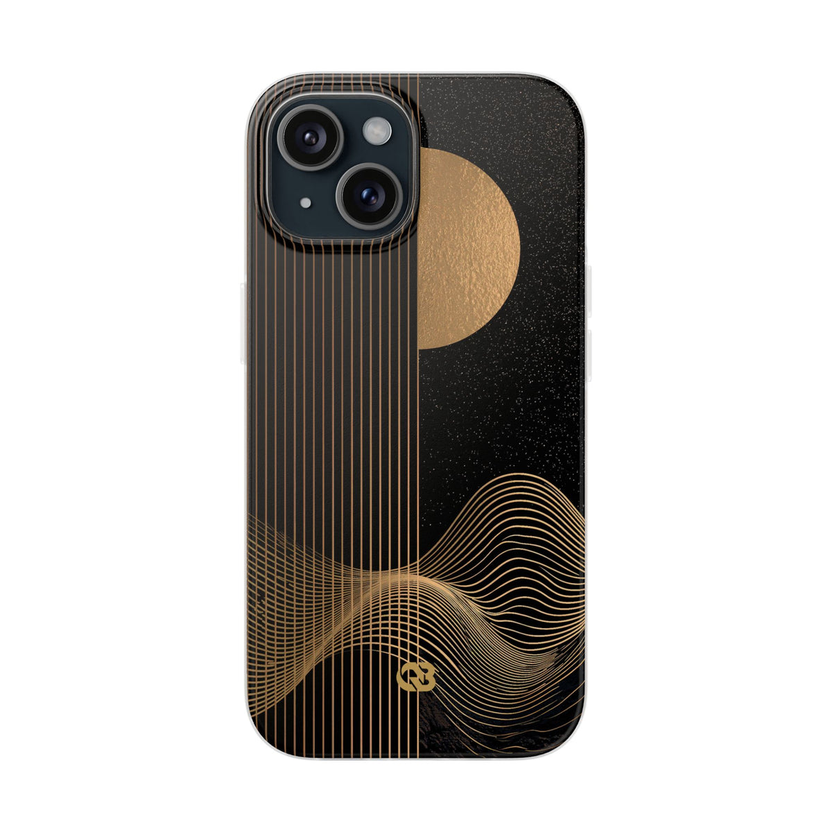 Lunar Topo Horizon · Lite Phone Case for iPhone ·  Black