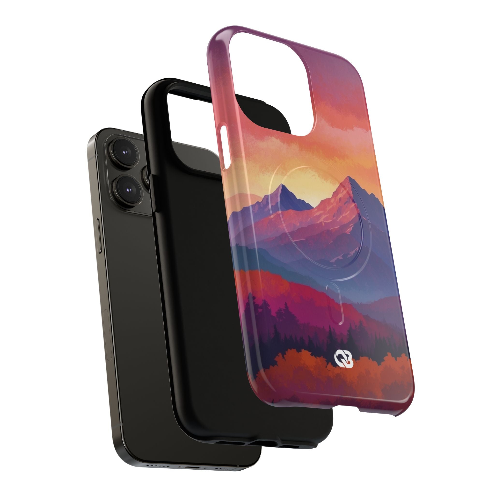 Crimson Mountain Dusk · Tough+ Phone Case for iPhone · Magsafe