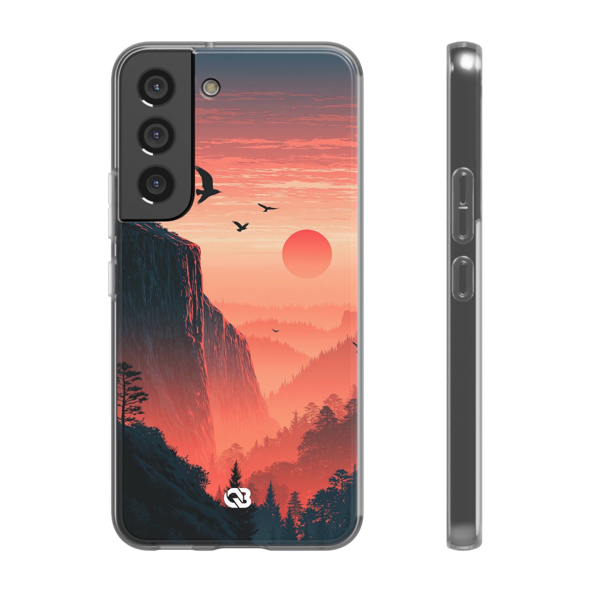 Orange Lite Phone Case for Samsung - Crimson Ridge Flight