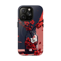 Jarrón Crimson Blossom · Tough+ Case · MagSafe