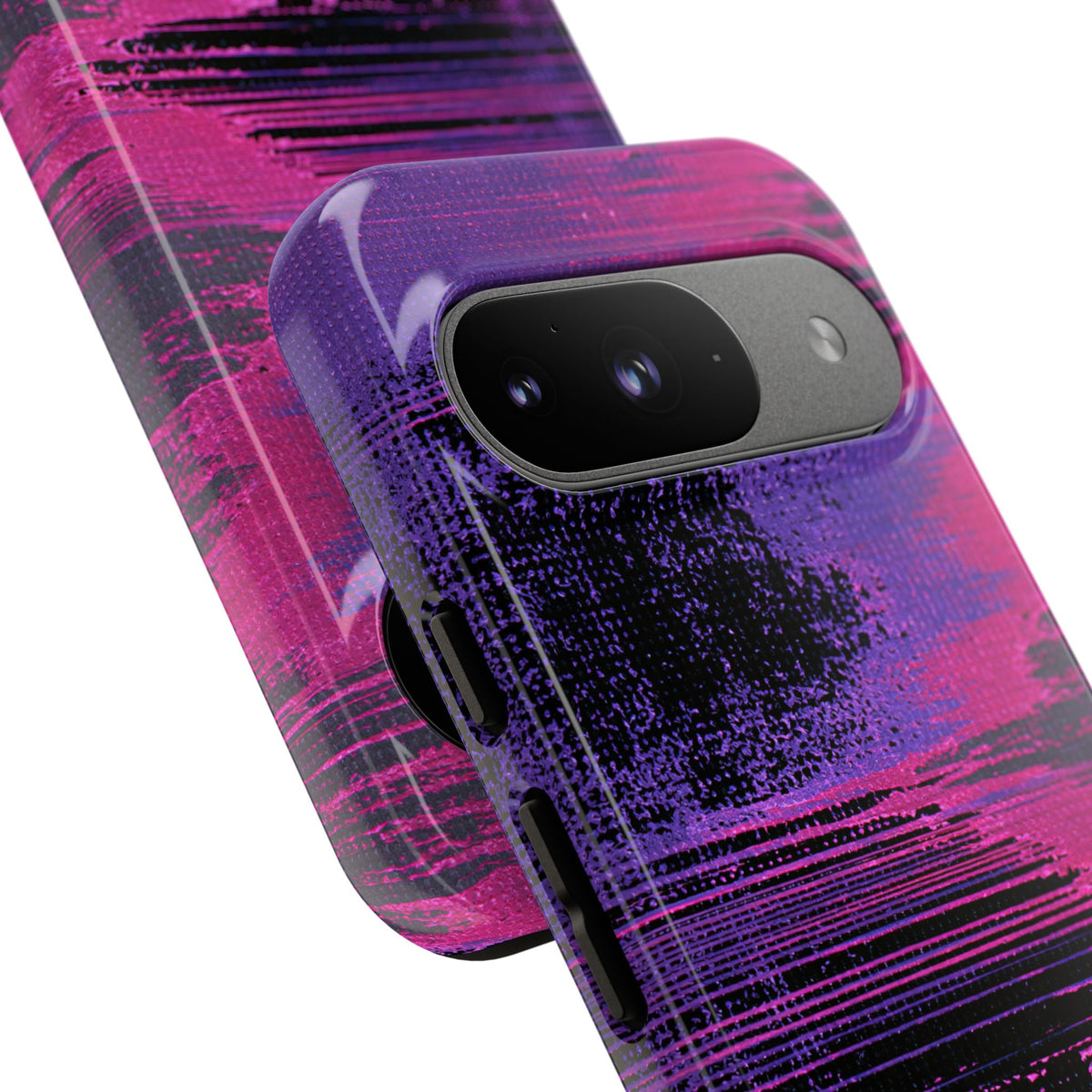 Neon Signal Shift · Tough Phone Case for Pixel ·  Purple